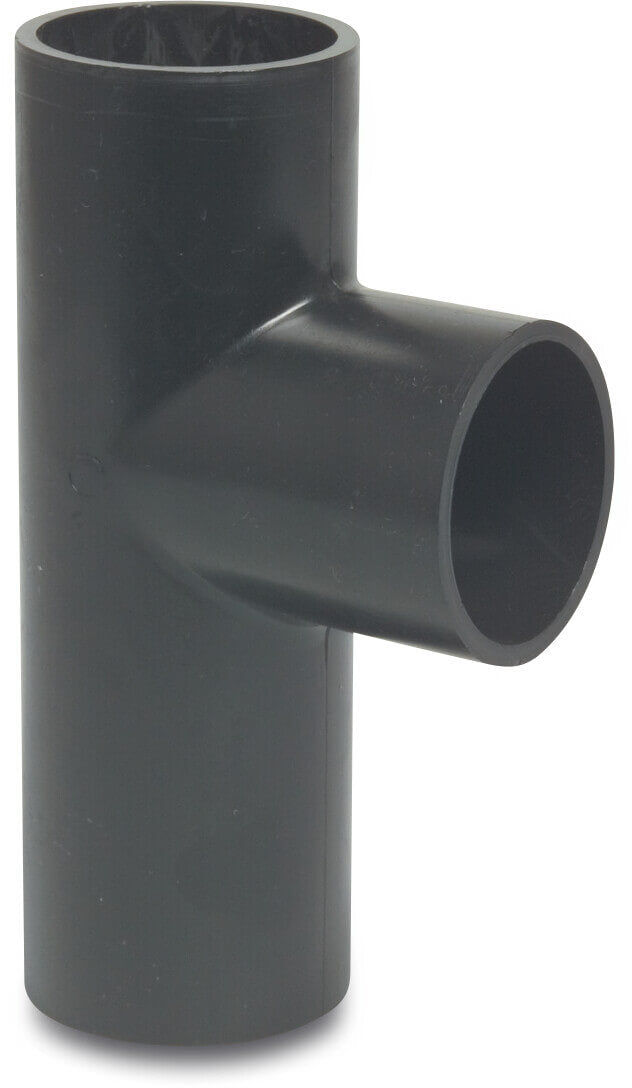 T-Stück 88° PE80 Schweißstutzen SDR26 4bar Schwarz