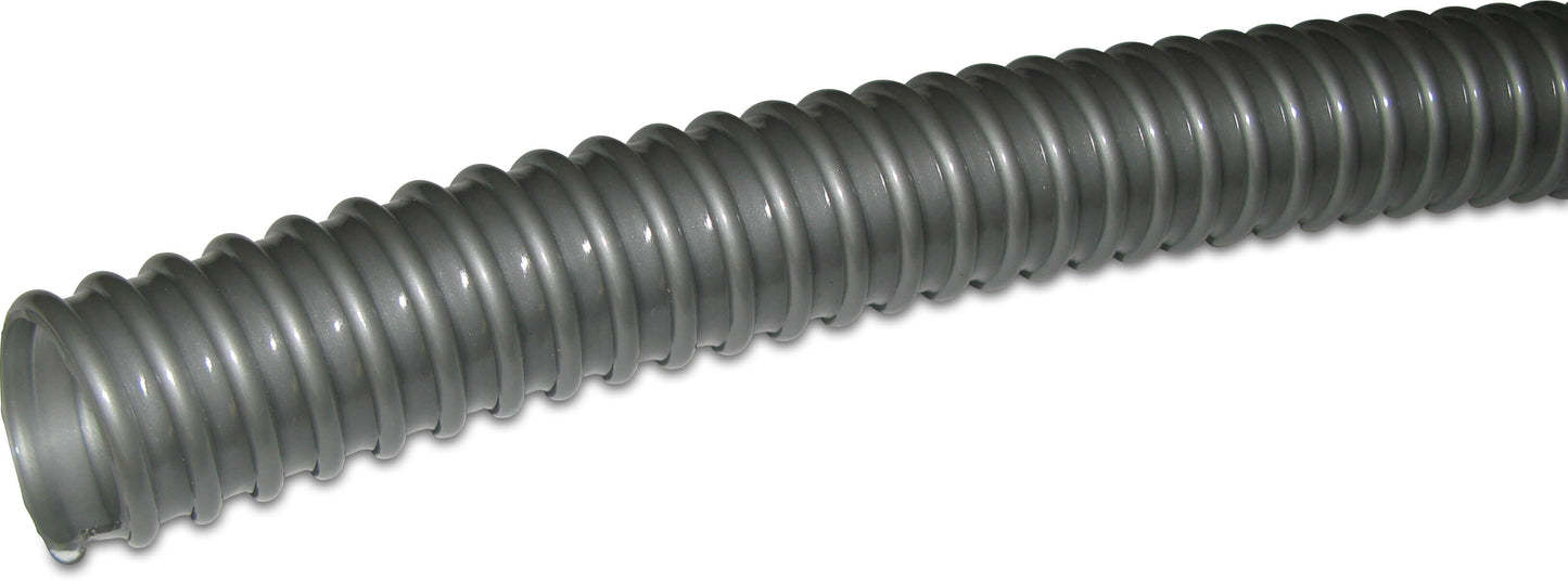 Profec Vakuumschlauch PVC 32 mm x 39 mm 0.6bar Grau 30m