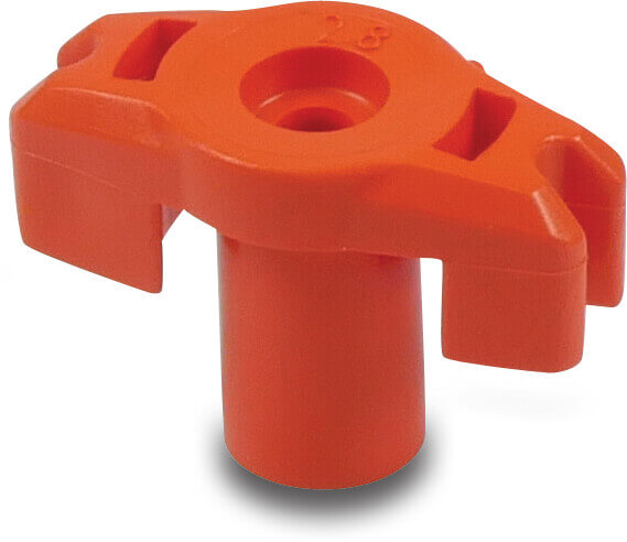 NaanDan Kunststoff-Hauptdüse 2,8mm orange Typ 5022 / 427 / 6024 / 6025 / 6004 (VE: 10 St.)