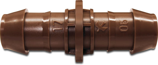 Rain Bird XFF17 Schlauchverbinder Kunststoff 17 mm Tülle 3,5bar Braun (VE: 10 St.)