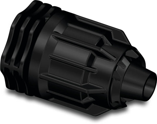 Kappe PP 16 mm quick joint 4bar Schwarz