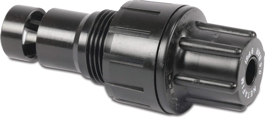 Netafim Federeinsatz Druckminderer Kunststoff 3/4" Außengewinde 10bar Schwarz Typ PRV 2000 Max. Hinterdruck 0.6 bar