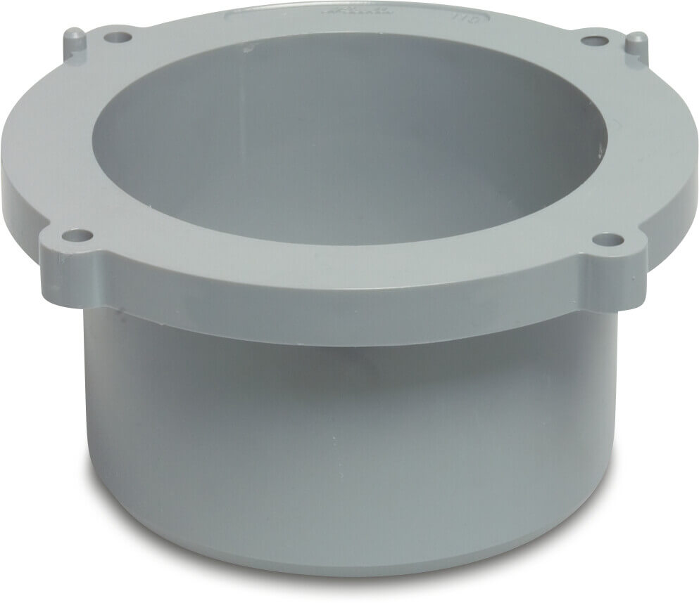 Auslauf PVC-U 110 mm Klebestutzen Grau (VE: 10 St.)