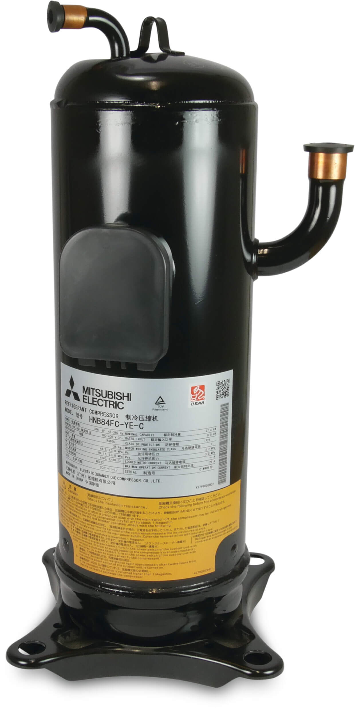 Kompressor für Wärmepumpe Typ PC 65/R410A