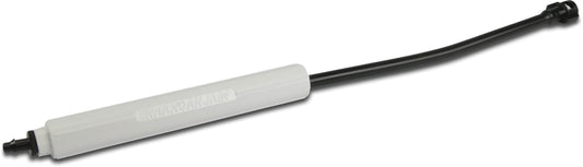 NaanDan Verlängerung mit Stabilisator Kunststoff 4/7 mm Bayonet F x Einsteck 60cm Schwarz/Weiß