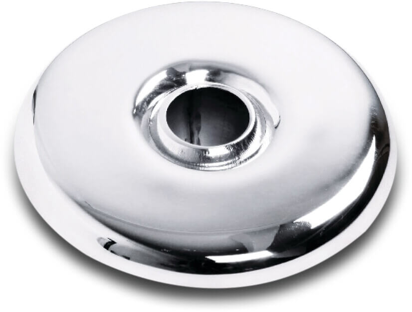 Ocean Abdeckung für Einlaufdüse Edelstahl 316 1 1/2" Außengewinde Edelstahl Typ Standard Round