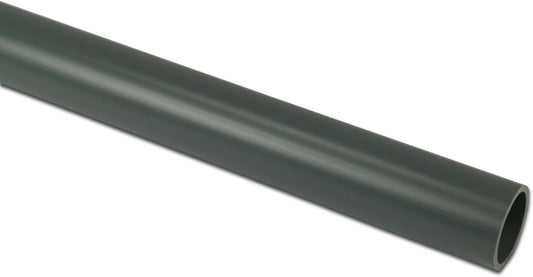 Druckrohr PVC-U 50 mm x 2,4 mm Glatt 10bar Grau 0,10m (VE: 10535 St.)
