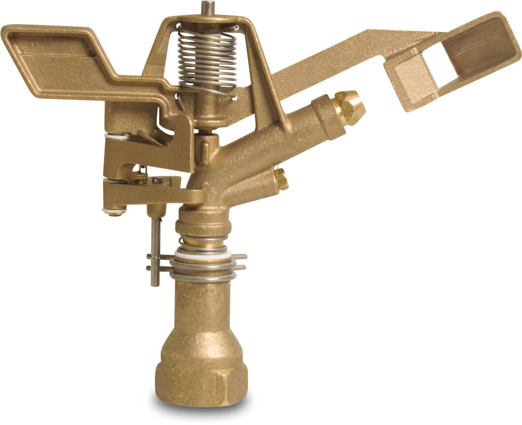 Teilkreisregner Messing 1" Innengewinde 5,6 mm 360° Typ RC 165