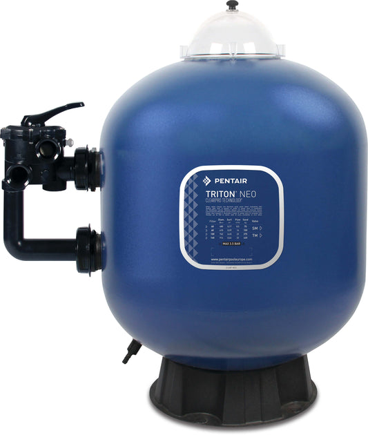 Pentair Triton® F-19S8-NEO-CP Sandfilter Polyester glasfaserverstärkt Innengewinde 2,5bar Blau
