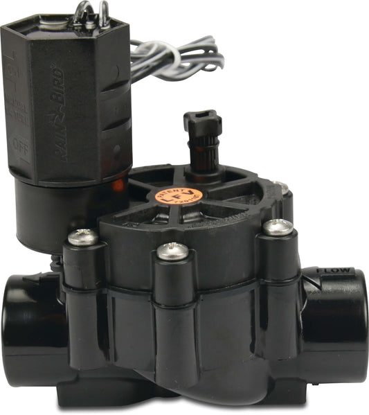 Rain Bird LFV075 Magnetventil glass-filled Polypropylene 3/4" Innengewinde 10bar 9VDC Schwarz