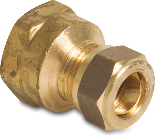 Bonfix Kupplung Messing Klemm x Innengewinde KIWA/GASTEC