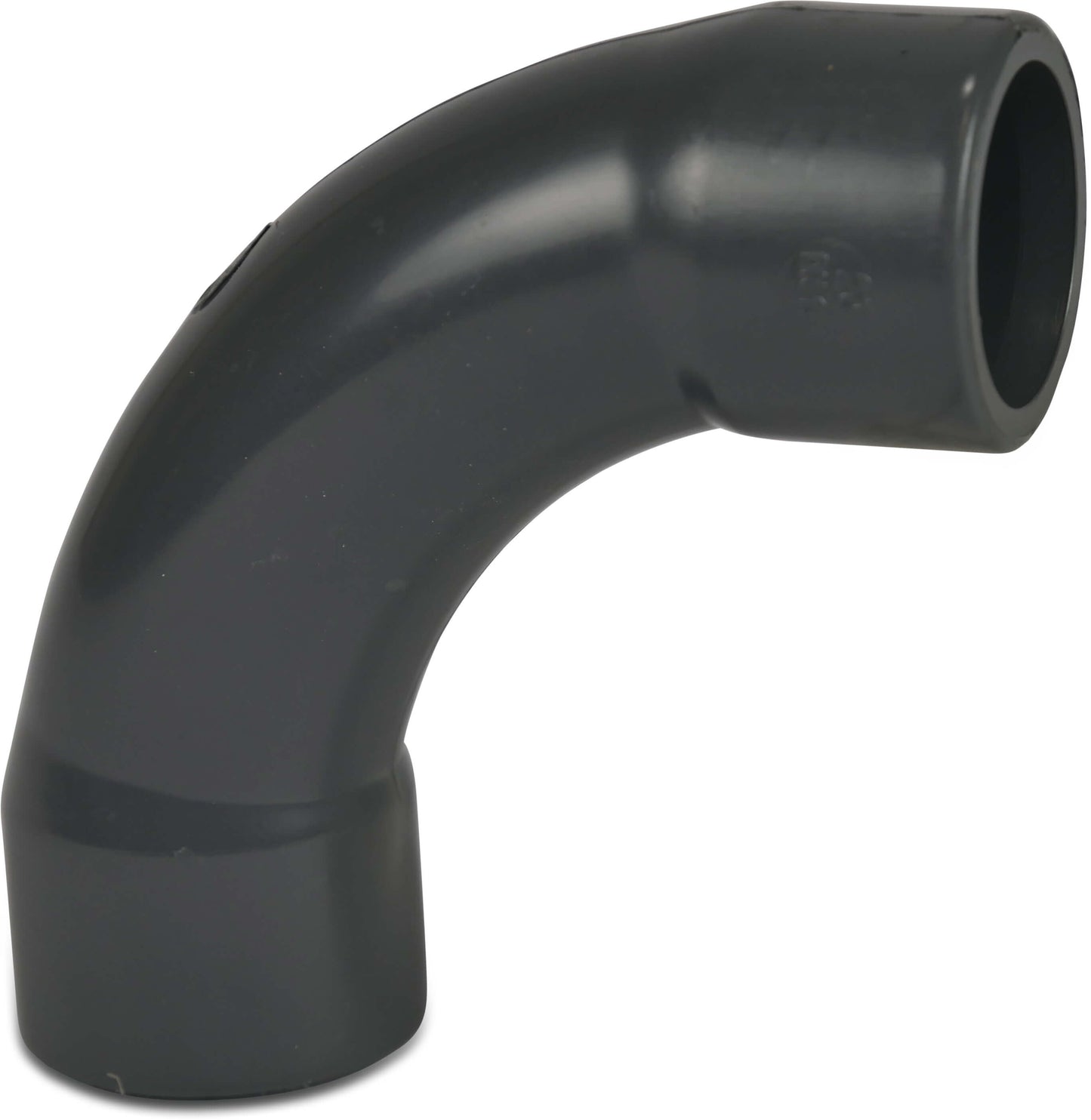 Profec Bogen 90° PVC-U Klebemuffe 16bar Grau