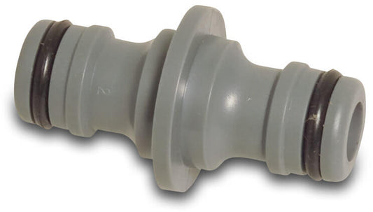 Flotide Schlauchkupplung PVC-U Klickstecker Grau (VE: 10 St.)