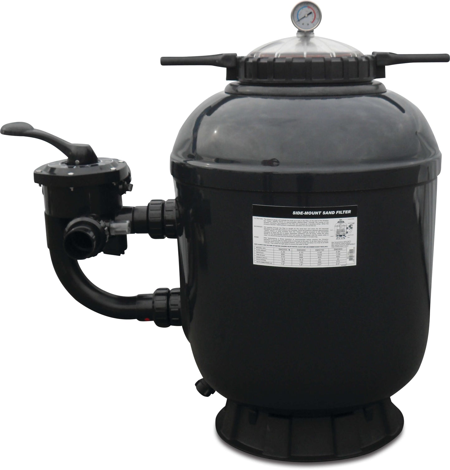 Flotide SMG650 Sandfilter Polyester Gel-beschichtet 50 mm / 1 1/2" Metrisch/Imperial Klebemuffe 2,5bar Grün