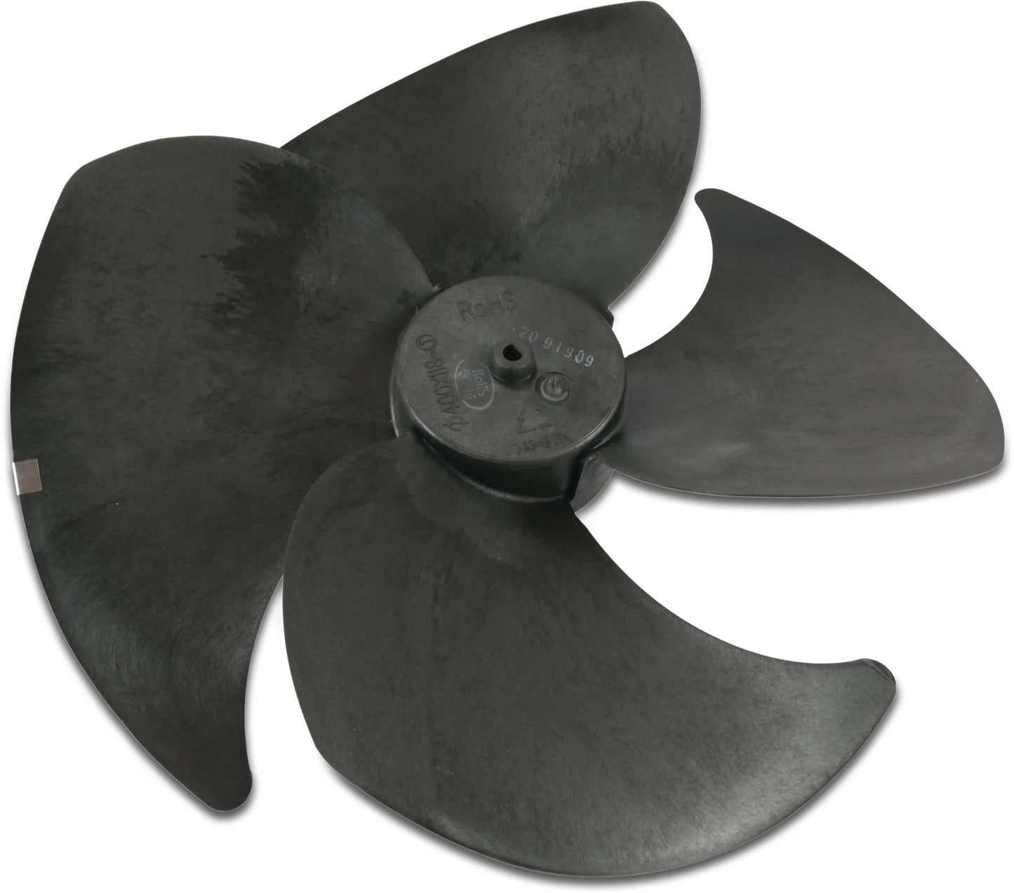 Lüfterflügel 400mm x 118mm, 8mm Bohrung gegen den Uhrzeigersinn