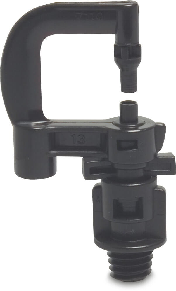 NaanDan Nebeldüse Kunststoff 3/8WW Außengewinde 130micron 360° Typ Hadar 7110, mist insert