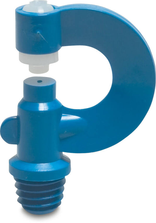 VDL Nebeldüse Nylon 3/8WW Außengewinde 1,00 mm 360° Blau/Weiß (VE: 10 St.)