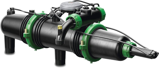 Amiad Automatischer Filter glasfaserverstärktes Nylon 2" Außengewinde 8bar 100micron 0,1 mm Edelstahl 316 9-12VDC latch Schwarz/Grün Typ Mini Sigma On-line
