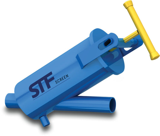 STF Inline-Filter carbon steel ST37.2 Epoxybeschichtung 2" Innengewinde 10bar 120micron 2 mm DN50 Edelstahl Gaze Blau Typ FY-2