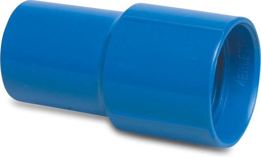 Merlett Muffe PVC-U 38 mm Klebemuffe Blau Typ für Schwimmbadschlauch