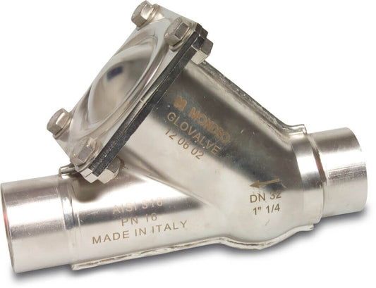 Kugelrückflussverhinderer Edelstahl 316 1 1/4" Innengewinde 16bar DN32 Typ M1