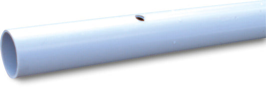 Beregnungsrohr PVC-U x 1,6 mm Klebemuffe x Glatt 10bar 3/8WW Hellblau 150cm 4,54m