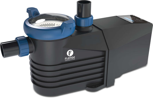 Flotide ETV 165 Inverter Schwimmbadpumpe 50/63 mm Klebeverbindung 3,8A 230VAC Schwarz