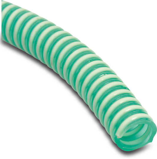 Profec Spiralsaug- und Druckschlauch PVC 5bar 0.6bar Hellgrün 25m Typ Multi-Purpose