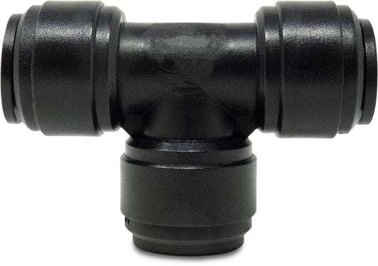 T-Stück 90° POM Einsteck 14bar Schwarz WRAS Typ Aquaspeed
