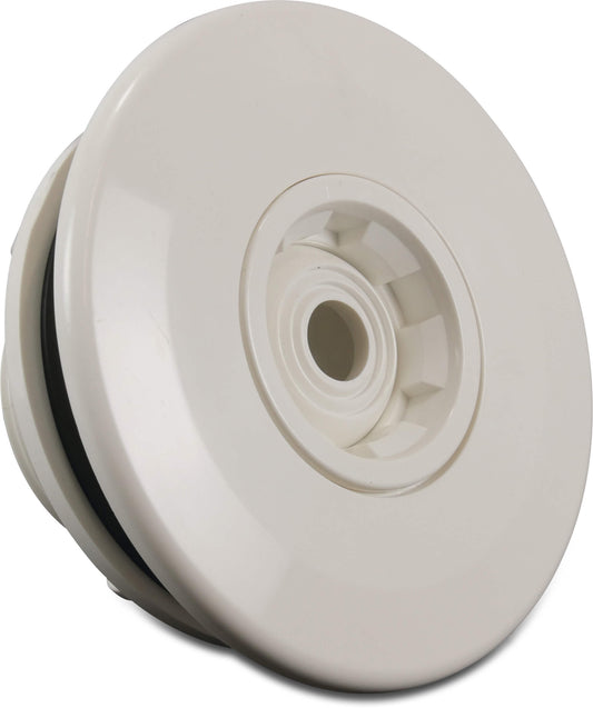 Flotide Verstellbare Einlaufdüse ABS 50 mm x 2" Klebemuffe x Außengewinde Weiß 14 mm Düse