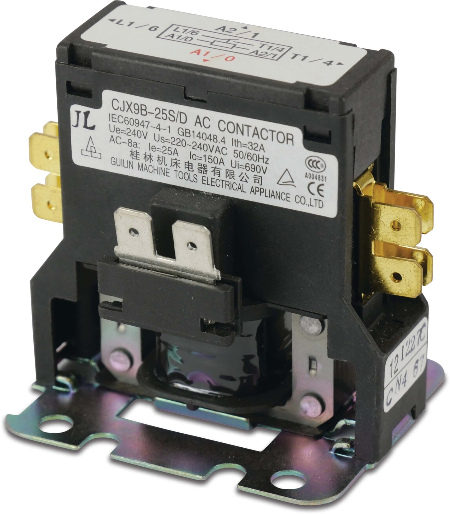 Relais Typ: CJX9B-25S/D (220-240 AC)