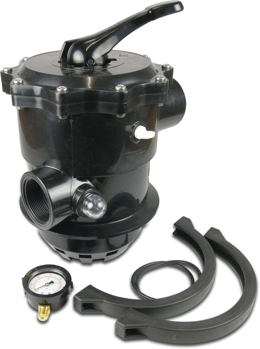 Pentair Mehrwegeventile Innengewinde Weiß für top mount Filter Typ 6-wege Schelle Ventil