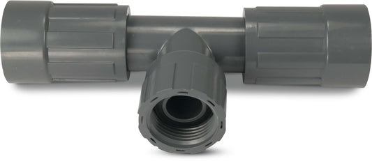 Rain Bird RB1203-010 Verteilerstück PVC 1" Innengewinde x Überwurfmutter IG 10bar Grau
