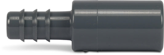 VDL Reduzierstück PVC 20 mm x 12 mm Klebestutzen x Tülle Grau