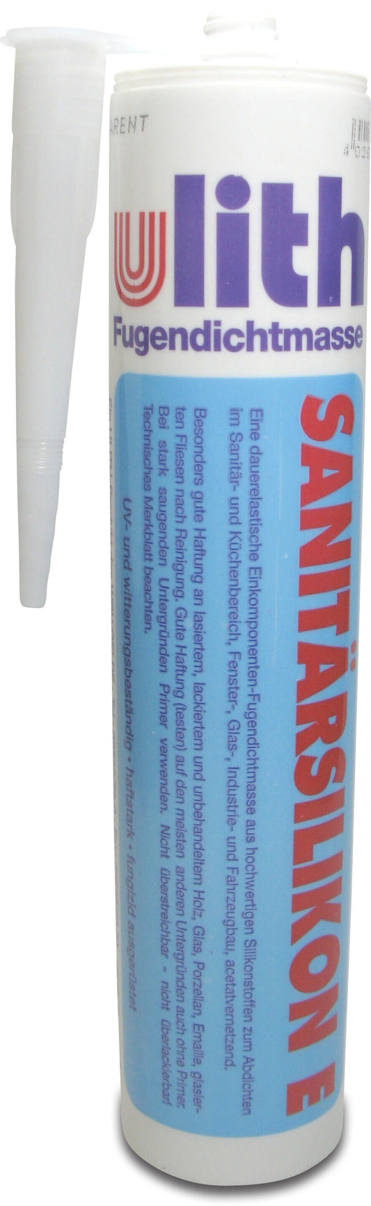 Silikon Transparent 0,3ltr Typ Sanitärsilikon E