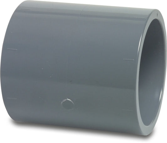 Profec Muffe PVC-U Klebemuffe 16bar Grau