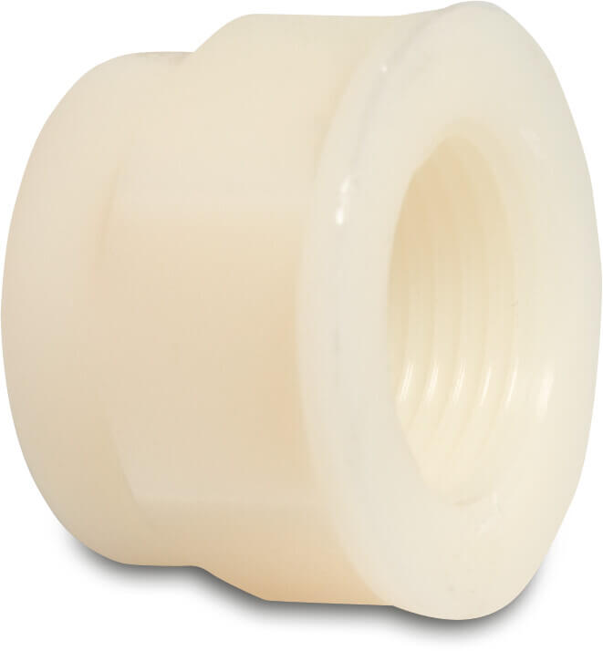 Kappe Nylon Innengewinde 16bar Weiß
