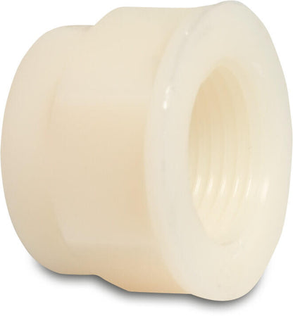 Kappe Nylon Innengewinde 16bar Weiß