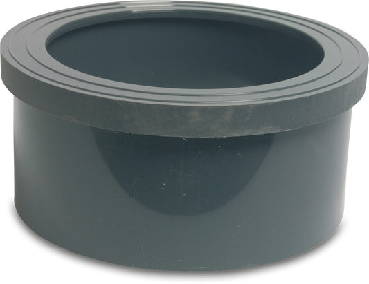 Bundbuchse abgedreht PVC-U 160 mm Klebemuffe 10bar DN150 Grau