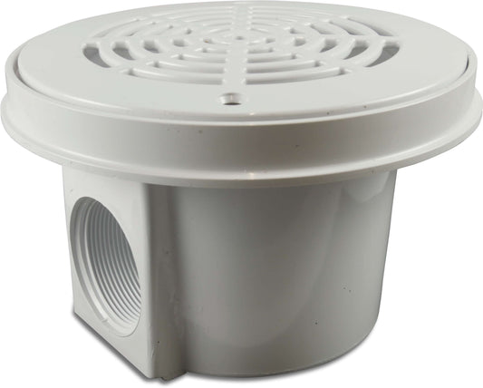 Hayward 3252 Bodenablauf ABS 2" Innengewinde Weiß 2 Stück