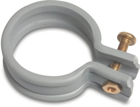 Bügelschelle PVC-U Grau