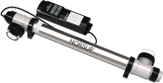 Norsup Supernova Timer UV-C-Desinfektionseinheit 50/63 mm x 1 1/2" Klebemuffe/Klebestutzen x Innengewinde 2bar 130W