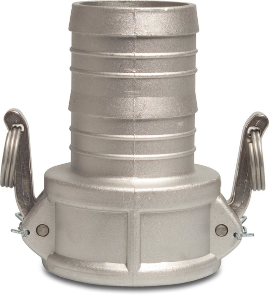Schnellkupplung Aluminium M-Teil Kamlock x Schlauchtülle 7,5bar Typ Kamlock C