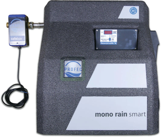 Profec Regenwasser Versorgungsmanager 4bar Schwarz DVGW Typ Mono rain smart inkl. selbstansaugender Pumpe