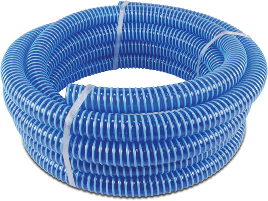Spiral Saugschlauch PVC 25 mm x 31 mm 7bar 0.6bar Blau 7m Typ Ali-Flex (VE: 7 m)