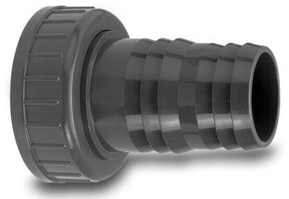 VDL 2/3 Schlauchtülle PVC-U Innengewinde x Schlauchtülle Grau