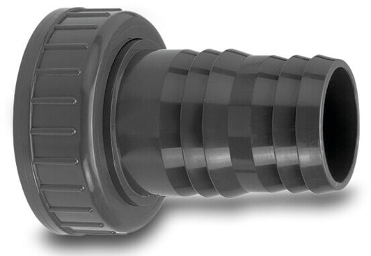 VDL 2/3 Schlauchtülle PVC-U Innengewinde x Schlauchtülle Grau