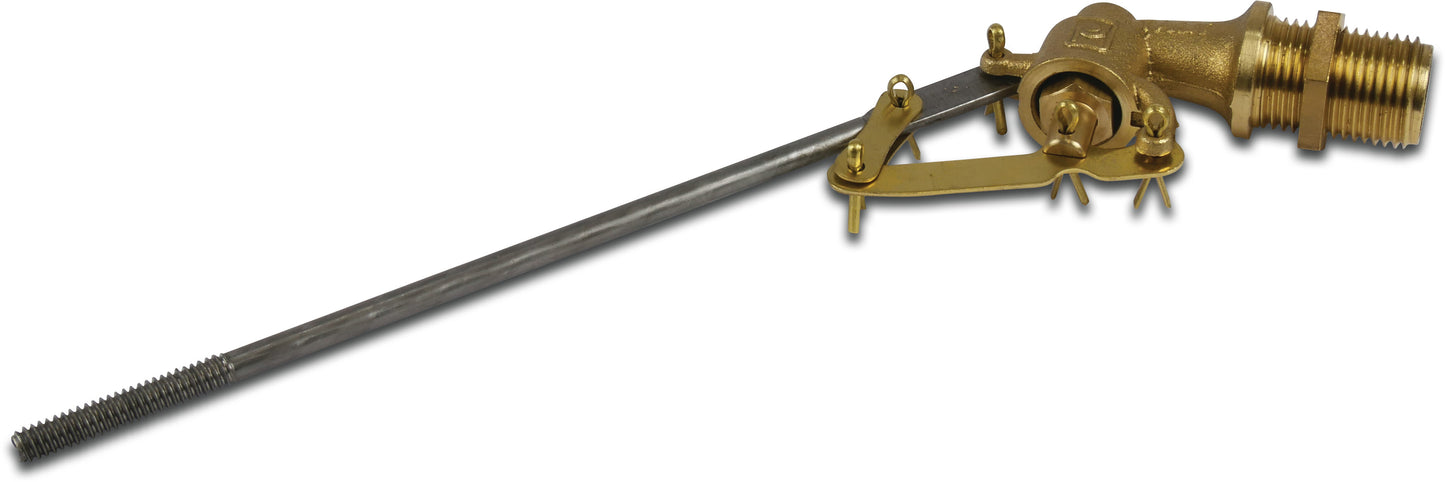 Schwimmerventil Messing 3/8" Außengewinde 5bar