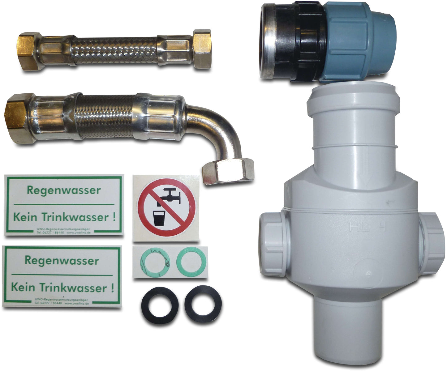 Profec Montageset für Regenwassermanager Typ MONO mit Rückflusssicherung