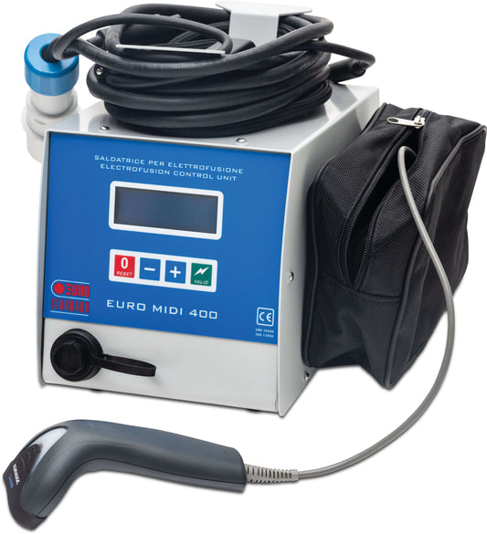 Electrofusion welding unit Euro Midi incl barcode scanner 100A 230VAC